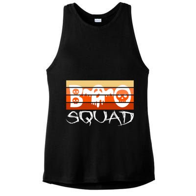 Boo Squad Funny Happy Halloween Cute Ghost Ladies PosiCharge Tri-Blend Wicking Tank