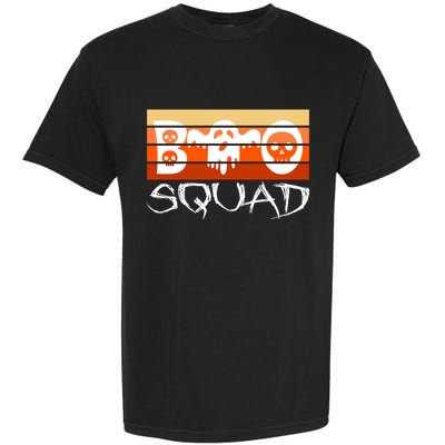 Boo Squad Funny Happy Halloween Cute Ghost Garment-Dyed Heavyweight T-Shirt