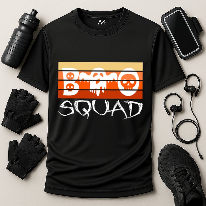 Boo Squad Funny Happy Halloween Cute Ghost Cooling Performance Crew T-Shirt