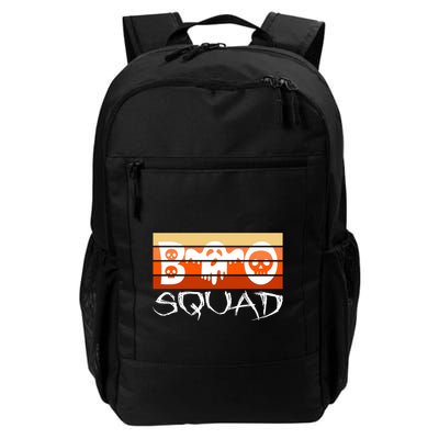 Boo Squad Funny Happy Halloween Cute Ghost Backpack