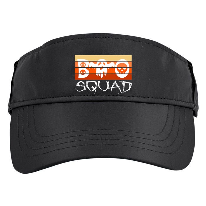 Boo Squad Funny Happy Halloween Cute Ghost Adult Drive Performance Visor