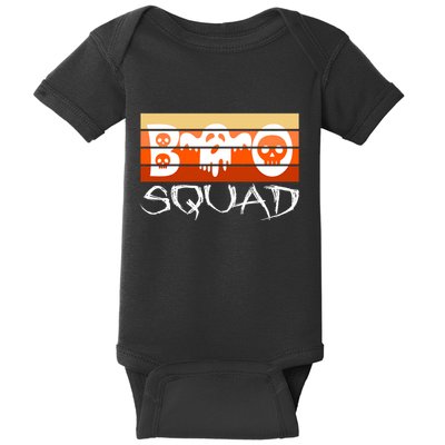 Boo Squad Funny Happy Halloween Cute Ghost Baby Bodysuit