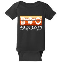 Boo Squad Funny Happy Halloween Cute Ghost Baby Bodysuit