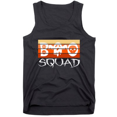 Boo Squad Funny Happy Halloween Cute Ghost Tank Top