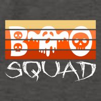 Boo Squad Funny Happy Halloween Cute Ghost Vector Backpack