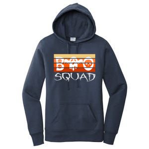 Boo Squad Funny Happy Halloween Cute Ghost Women's Pullover Hoodie