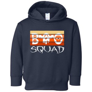 Boo Squad Funny Happy Halloween Cute Ghost Toddler Hoodie