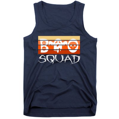 Boo Squad Funny Happy Halloween Cute Ghost Tank Top