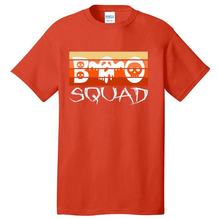 Boo Squad Funny Happy Halloween Cute Ghost Tall T-Shirt