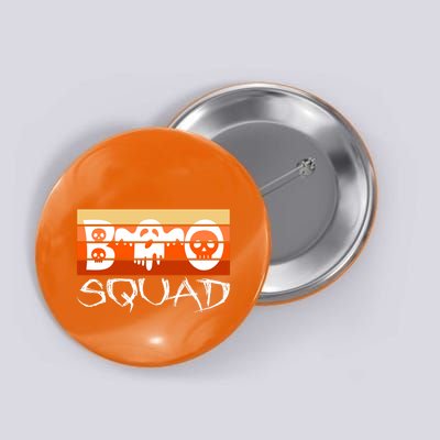 Boo Squad Funny Happy Halloween Cute Ghost Button