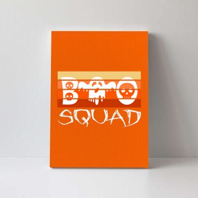 Boo Squad Funny Happy Halloween Cute Ghost Canvas