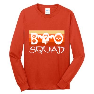 Boo Squad Funny Happy Halloween Cute Ghost Tall Long Sleeve T-Shirt