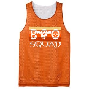 Boo Squad Funny Happy Halloween Cute Ghost Mesh Reversible Basketball Jersey Tank