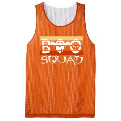 Boo Squad Funny Happy Halloween Cute Ghost Mesh Reversible Basketball Jersey Tank