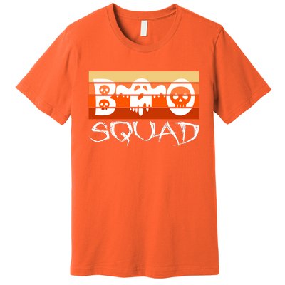 Boo Squad Funny Happy Halloween Cute Ghost Premium T-Shirt