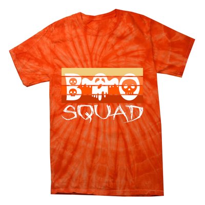Boo Squad Funny Happy Halloween Cute Ghost Tie-Dye T-Shirt