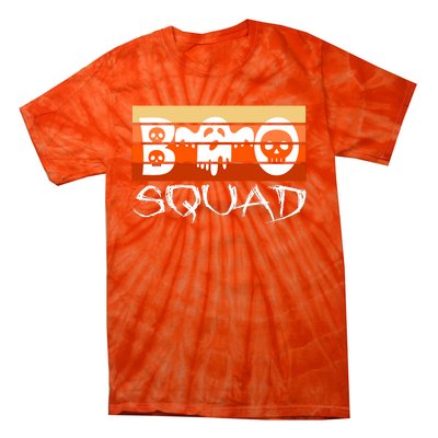 Boo Squad Funny Happy Halloween Cute Ghost Tie-Dye T-Shirt