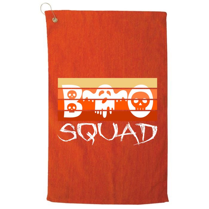 Boo Squad Funny Happy Halloween Cute Ghost Golf Towel