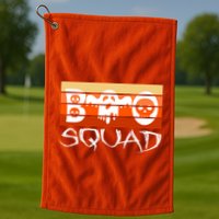 Boo Squad Funny Happy Halloween Cute Ghost Golf Towel