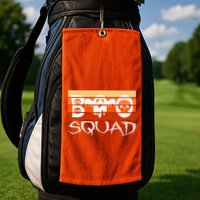 Boo Squad Funny Happy Halloween Cute Ghost Golf Towel