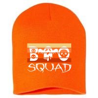 Boo Squad Funny Happy Halloween Cute Ghost Short Acrylic Beanie