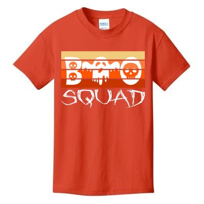 Boo Squad Funny Happy Halloween Cute Ghost Kids T-Shirt