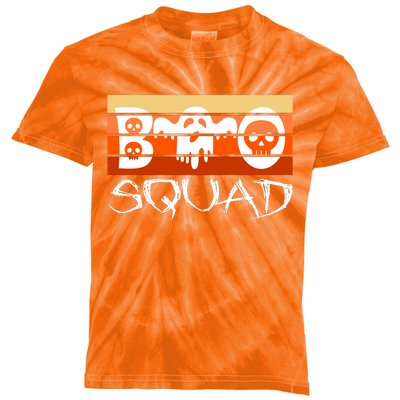 Boo Squad Funny Happy Halloween Cute Ghost Kids Tie-Dye T-Shirt