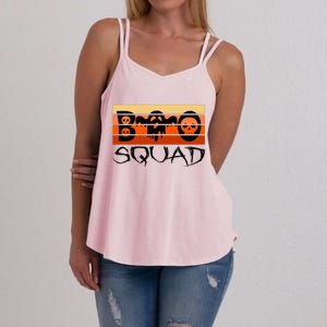 Boo Squad Funny Happy Halloween Cute Ghost Women's Strappy Tank