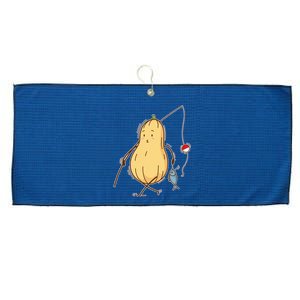 Butternut Squash Fishes Large Microfiber Waffle Golf Towel