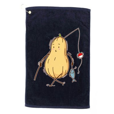 Butternut Squash Fishes Platinum Collection Golf Towel