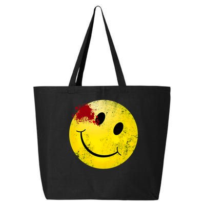 Bloody Smiling Face I Vintage Smile Emojicon 25L Jumbo Tote