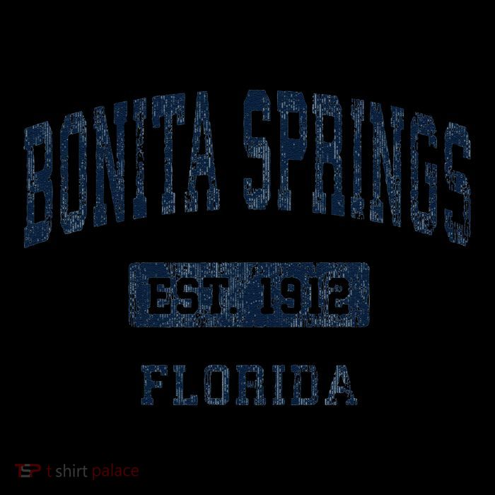 Bonita Springs Florida Fl Vintage Established De Tall T-Shirt