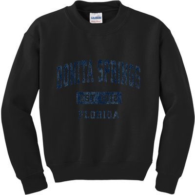 Bonita Springs Florida Fl Vintage Established De Kids Sweatshirt