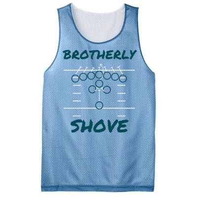 Brotherly Shove Funny Football Mesh Reversible Basketball Jersey Tank