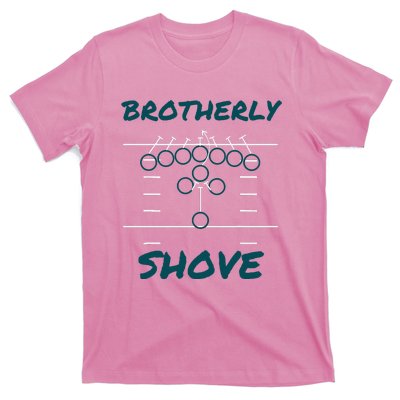 Brotherly Shove Funny Football T-Shirt