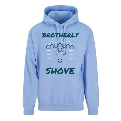 Brotherly Shove Funny Football Unisex Surf Hoodie