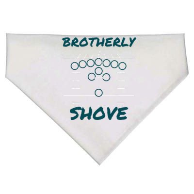 Brotherly Shove Funny Football USA-Made Doggie Bandana