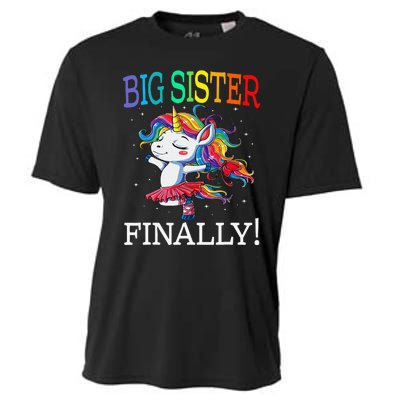 Big Sister Finally Unicorn Cooling Performance Crew T-Shirt