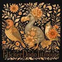 Bird Subtle Flicker Dodo Titmouse  Ladies PosiCharge Tri-Blend Wicking Tank