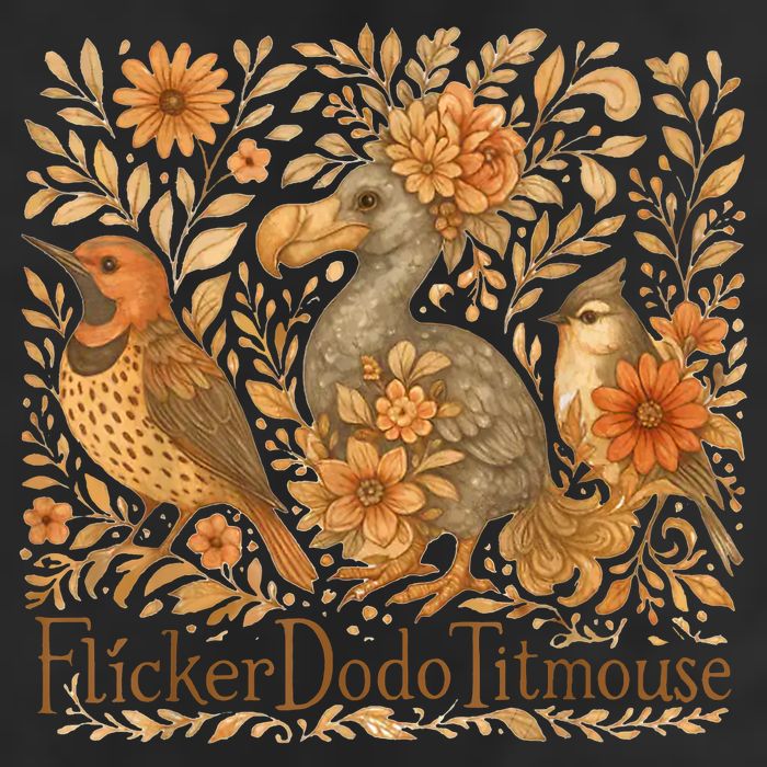 Bird Subtle Flicker Dodo Titmouse  Cool Comfort Performance Bucket Hat