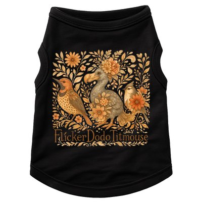 Bird Subtle Flicker Dodo Titmouse  Doggie Tank