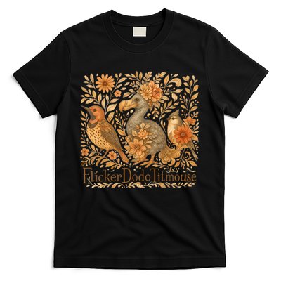 Bird Subtle Flicker Dodo Titmouse  T-Shirt