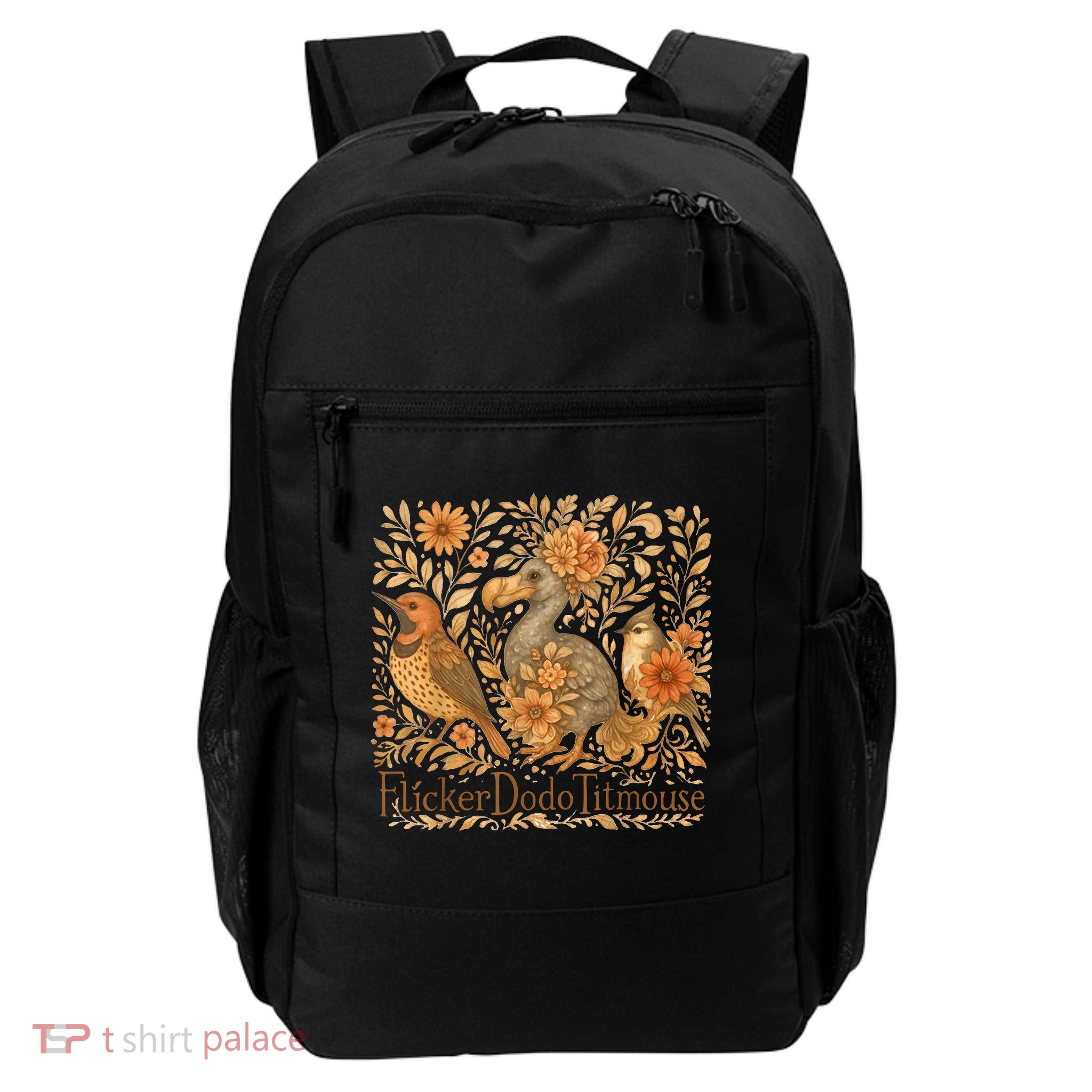 Bird Subtle Flicker Dodo Titmouse  Daily Commute Backpack