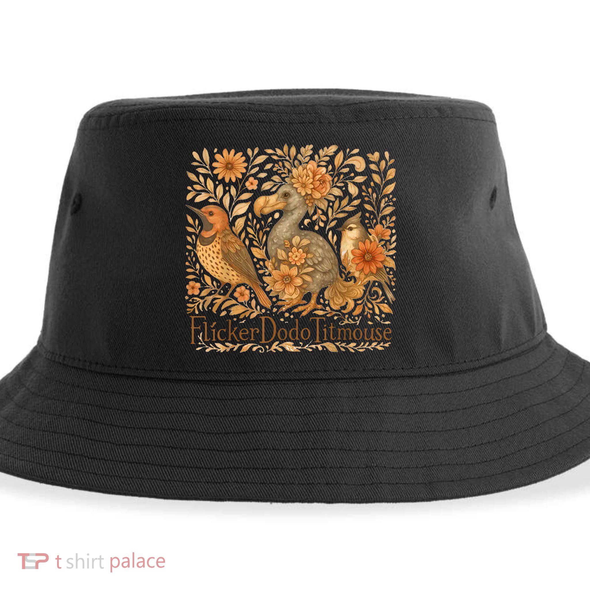 Bird Subtle Flicker Dodo Titmouse  Sustainable Bucket Hat