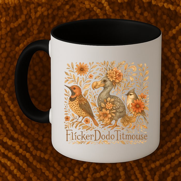 Bird Subtle Flicker Dodo Titmouse  Mug