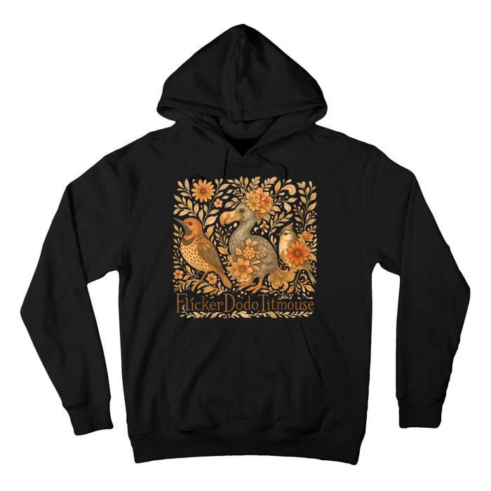Bird Subtle Flicker Dodo Titmouse  Tall Hoodie