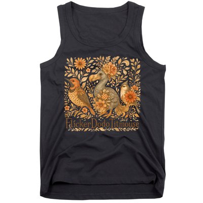 Bird Subtle Flicker Dodo Titmouse  Tank Top