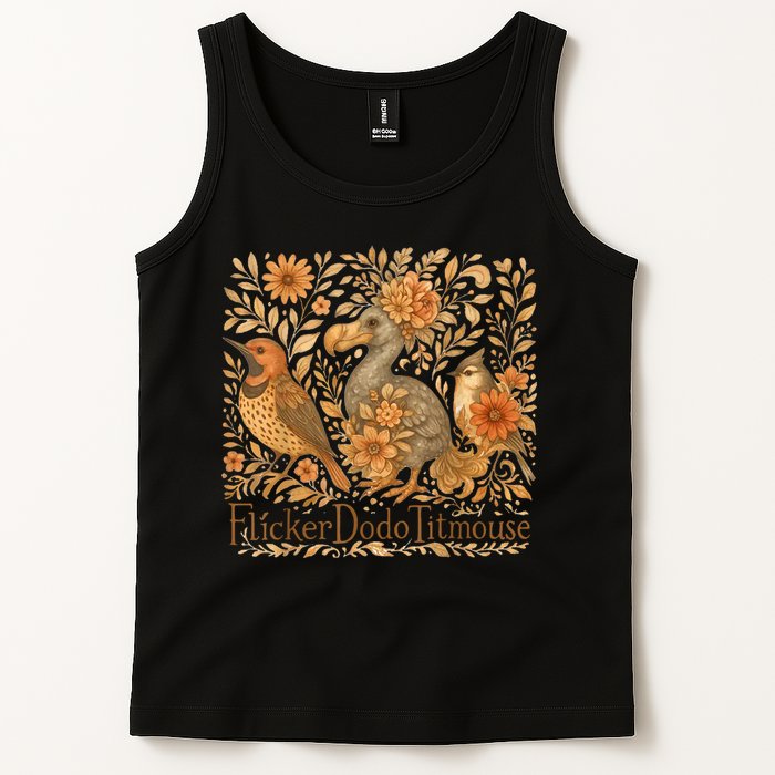 Bird Subtle Flicker Dodo Titmouse  Tank Top