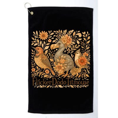 Bird Subtle Flicker Dodo Titmouse  Golf Towel
