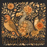 Bird Subtle Flicker Dodo Titmouse  Golf Towel